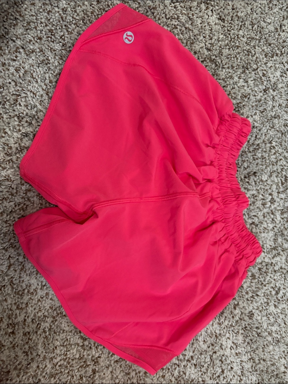 lululemon athletica Bright Pink Run Shorts